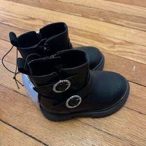 Cat & Jack NWT Black Ankle Boots
